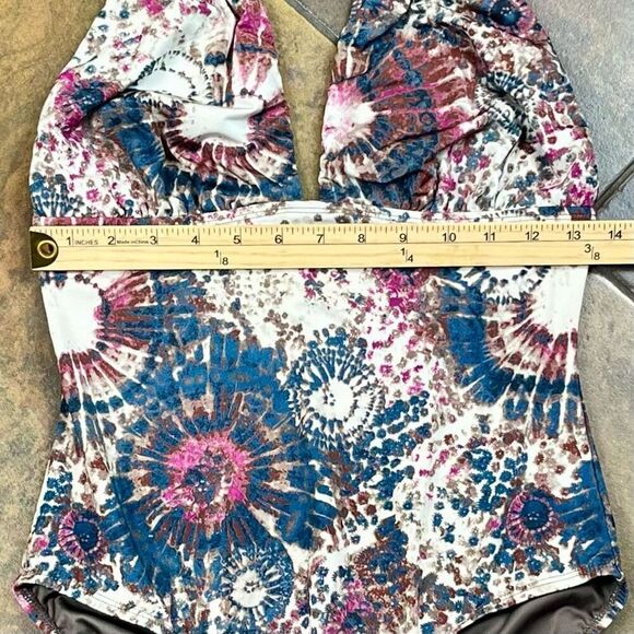 Anne Cole Signature Tye Dye Swimsuit 10 - Picture 5 of 6